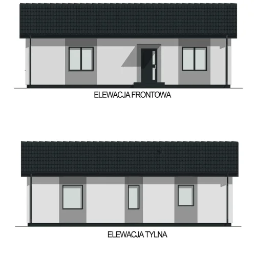 Elewacja Front-Tył